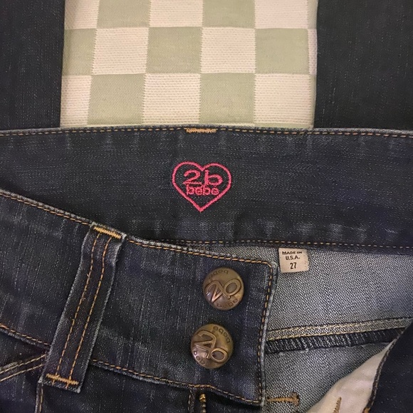 2b Bebe jeans size 27 - Picture 2 of 4